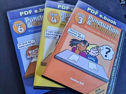 Photo of free PDF e.book Punctuation and Grammar Year 3 - Year 6 (Loughborough LE11) #1