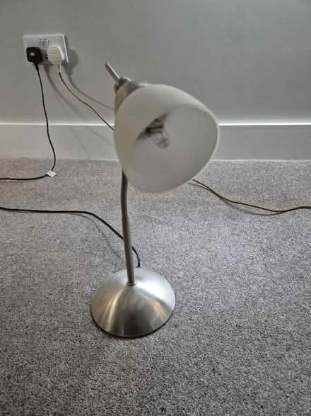 Photo of free Chrome table lamp (Fleetville AL1) #1