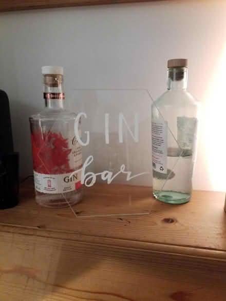 Photo of free Perspex hexagon with calligraphy (Catford) #1