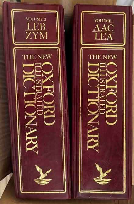 Photo of free Pair of vintage dictionaries with colour photos (South Norwood SE25) #1