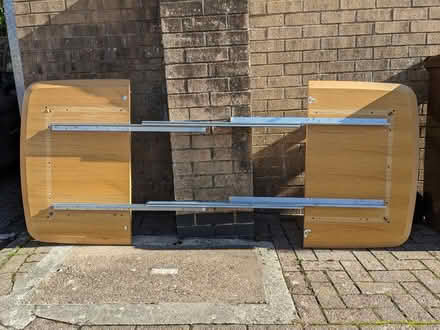 Photo of free Damaged extending table (PL4 Greenbank.) #3