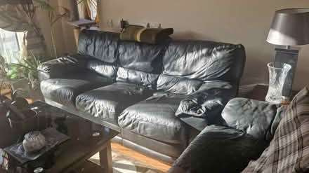 Photo of free Italian lather sofa (SE11) #1