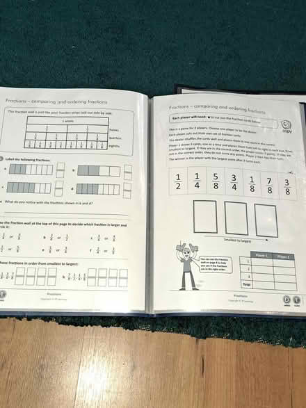 Photo of free Fractions workbook (Shaw, OL2) #2