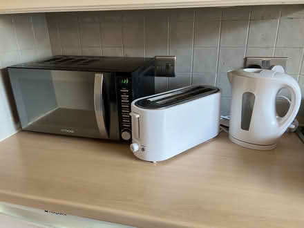Photo of free Microwave and 4 Slice Toaster (Idle BD10) #1