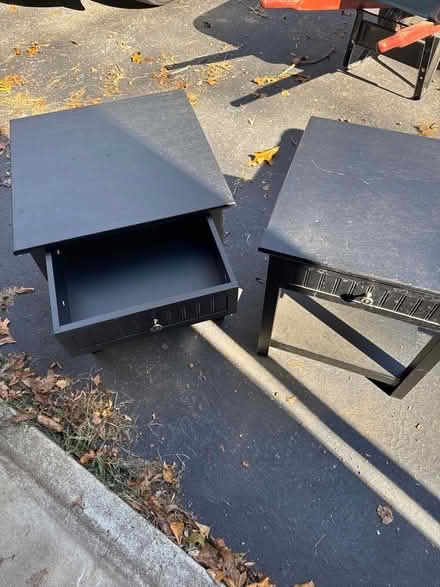 Photo of free 2 Black Nightstands (Clinton CT) #1