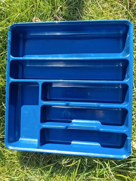 Photo of free Large plastic cutlery tray (Rayleigh SS6) #1