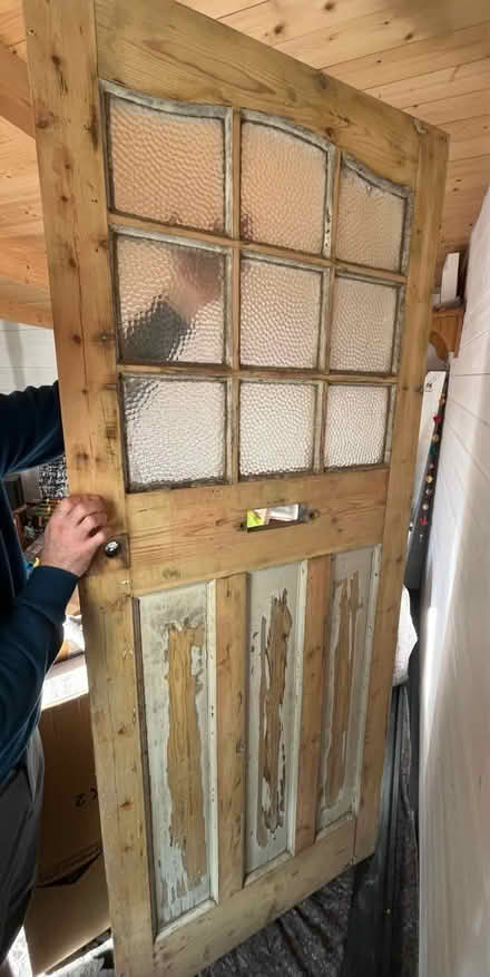 Photo of free Wooden/glass front door (BN3) #3