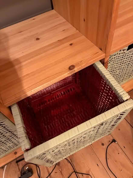Photo of free IKEA wooden Kallax sideboard (Hatfield) #2