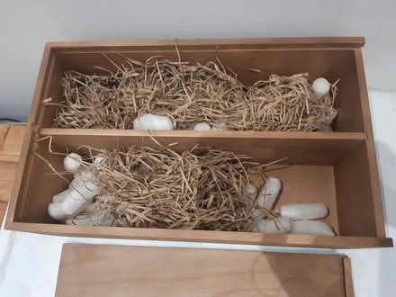 Photo of free Wooden hamper box (Letchworth (SG6)) #1