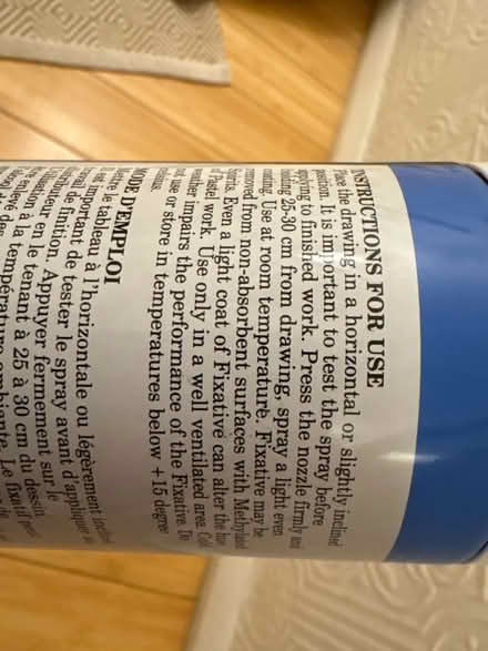 Photo of free Aerosol fixative (W4) #3