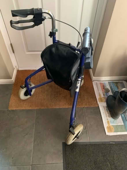 Photo of free Walking frame with brakes and bag (Whitemans Green RH17) #2