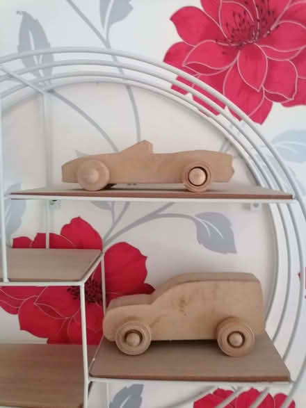 Photo of free Two wooden model cars (Emscote CV32) #1