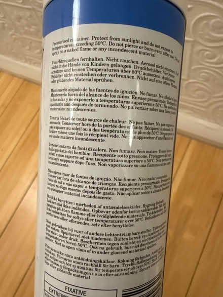 Photo of free Aerosol fixative (W4) #2