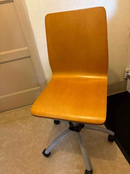 Photo of free Swivel Bamboo desk chair (AL4) #1