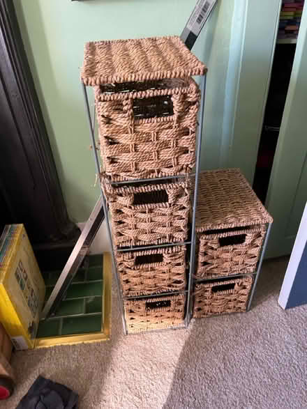 Photo of free Small wicker storage drawers (Ladywell SE13) #1
