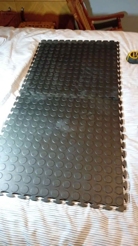 Photo of free Heavy duty workshop floor tiles (Belmont SL6) #1
