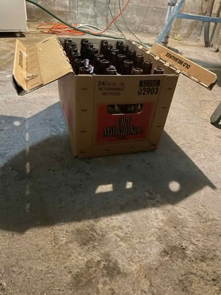 Photo of free Old style beer bottles (downtown) #1