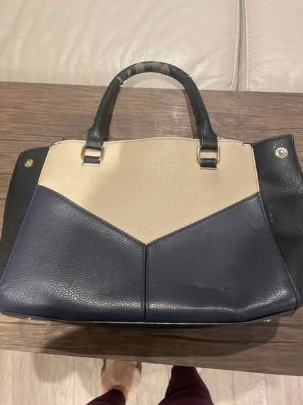 Photo of free Cream/Navy/Black hand bag (Streatham Hill) #1
