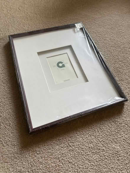Photo of free 16 x 20 dark wood frame (Old Palo Alto) #1