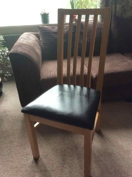 Photo of free Wooden dining chair (Sheffield Worrall S35) #1