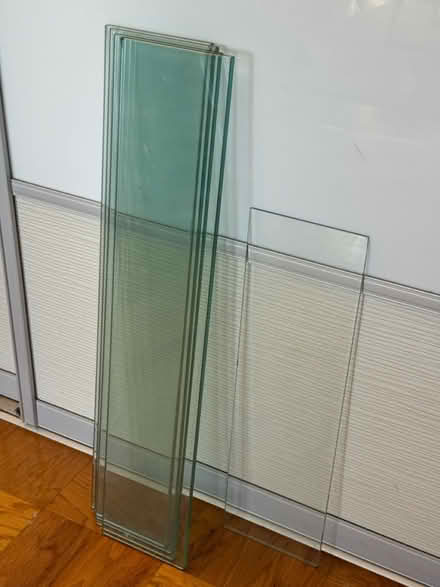 Photo of free Tempered glass shelves & hardware (Southwest Waterfront) #1