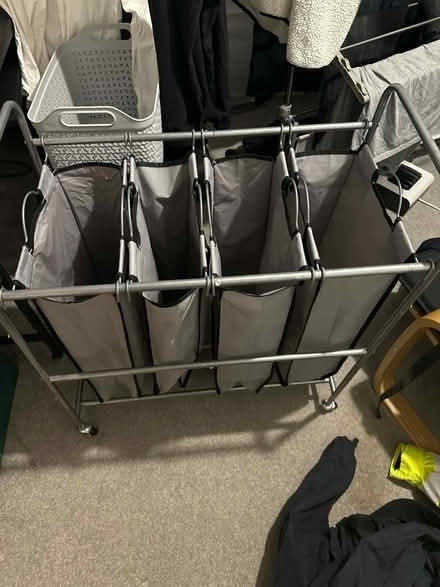 Photo of free Four sections laundry bin (Rainham) #1
