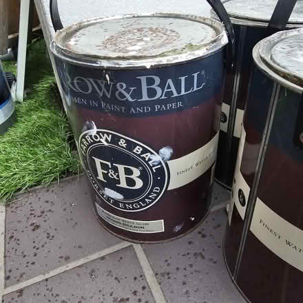 Photo of free 3 large OPEN tins of F&B paint (NW5 Kentish Town) #2