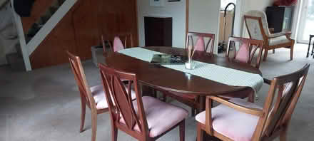 Photo of free GPlan DINING TABLE extends with 6 chairs includes 2 carvers (Adeyfield HP2) #2