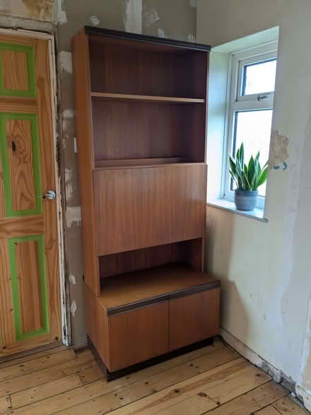 Photo of free Mid Century Bureau. Shelves/foldable desk (Lower Bevendean BN2) #1