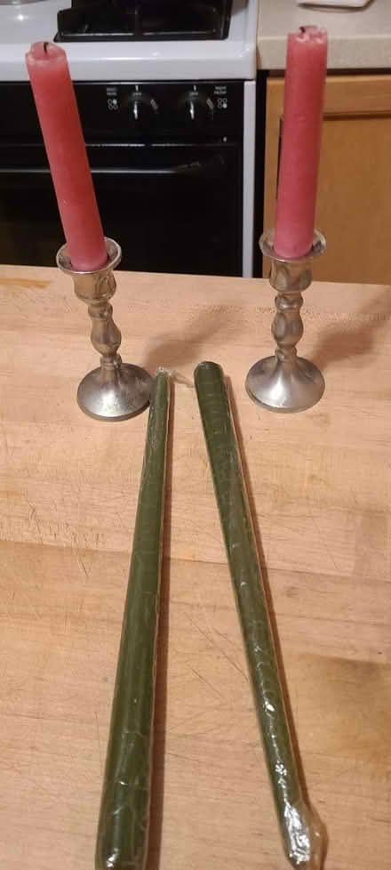 Photo of free Candlesticks and candles (South beacon hill) #1