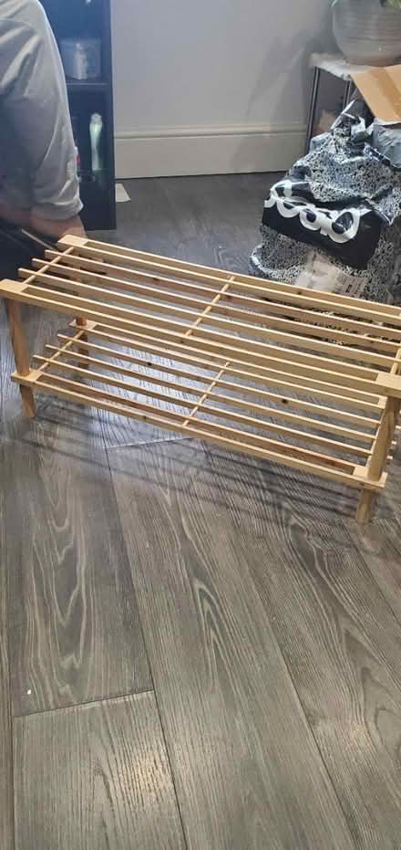 Photo of free Bamboo shoe rack (MK40 2RA) #1