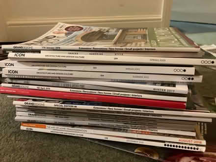 Photo of free Pile of old architecture magazines (Lakenham NR1) #1
