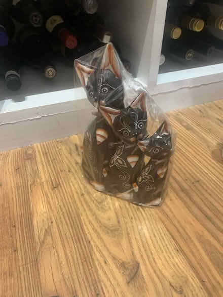 Photo of free Wooden cat figurines (Stourport Upon Severn) #1