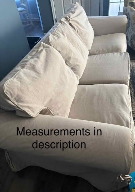 Photo of free 7 foot couch (Dayton triangle) #2