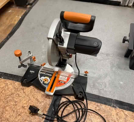 Photo of free Small evolution mitre saw 240v (Bayston Hill SY3) #1