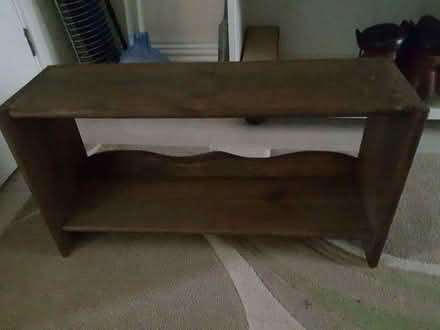 Photo of free small wooden shelving, ideal for shoe storage (The Rock TF3) #1