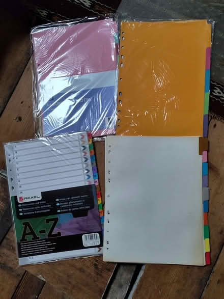 Photo of free 4 lots of file dividers (Henleaze Ward BS9) #2