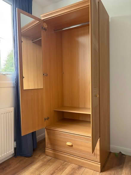 Photo of free Wardrobe and 2 bedside tables (Collect from Malpas) #2