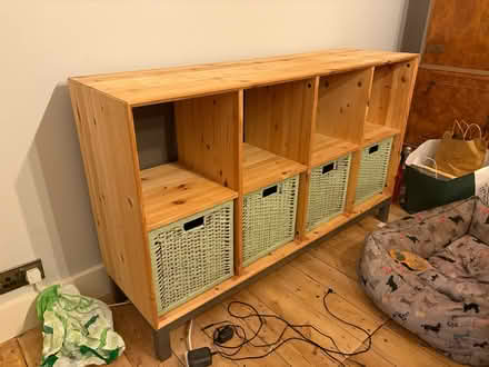 Photo of free IKEA wooden Kallax sideboard (Hatfield) #1