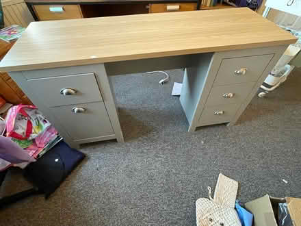 Photo of free Grey Desk with drawers (Beeston NG9) #1