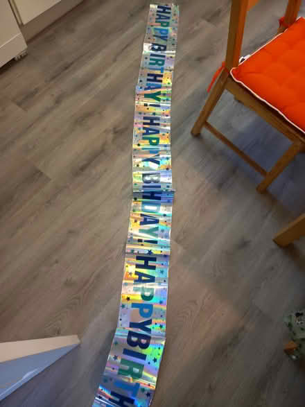 Photo of free Birthday banner and napkins (Clifton, York YO30 6JS) #1