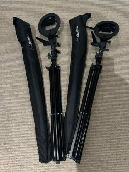 Photo of free Pair of photography flash tripods (Crawley Down) #1