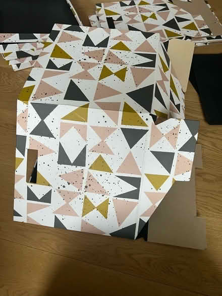 Photo of free Decorative Folded Storage Boxes x5 (Fulham Palace Rd W6) #3