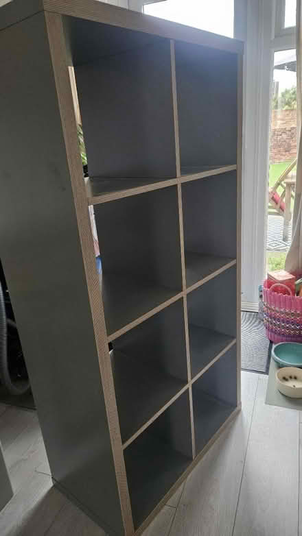 Photo of free grey ikea shelving unit (tw7 7ew) #1