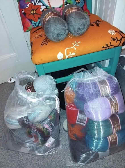 Photo of free Two large bags of unused yarn for knitting/ crochet (Marton Bank FY4) #1