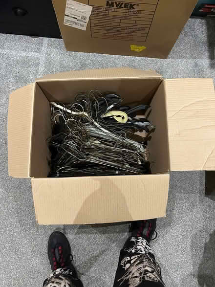 Photo of free Box of hangers (Uxbridge UB8) #1
