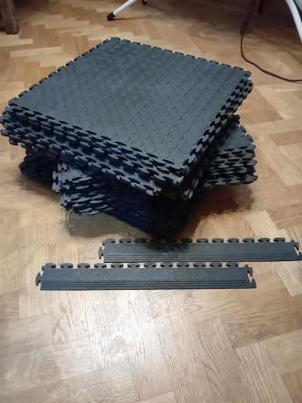 Photo of free Heavy duty workshop floor tiles (Belmont SL6) #2