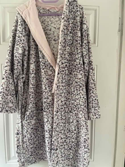Photo of free Girls cat dressing gown age 11-12 yearwith hood and pockets (Emscote Mill CV34) #1
