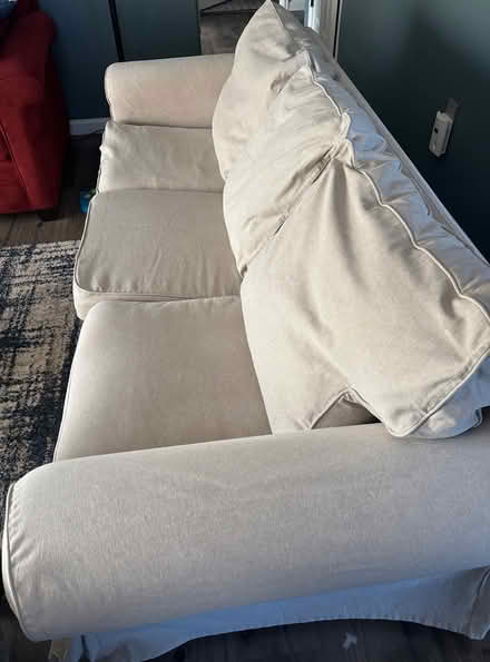 Photo of free 7 foot couch (Dayton triangle) #3