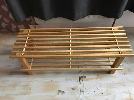 Photo of free 2 wood shoe racks (Stoke Newington N16) #1